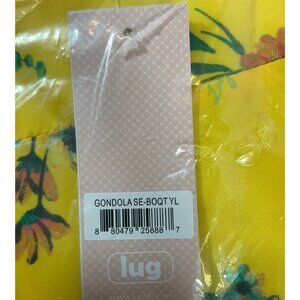 Lug Gondola SE Medium Tote Bag - Unisex Floral Yellow with Zipper Pocket